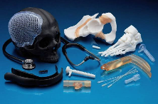 Visual representation of Healthcare section of Additive manufacturing news. 